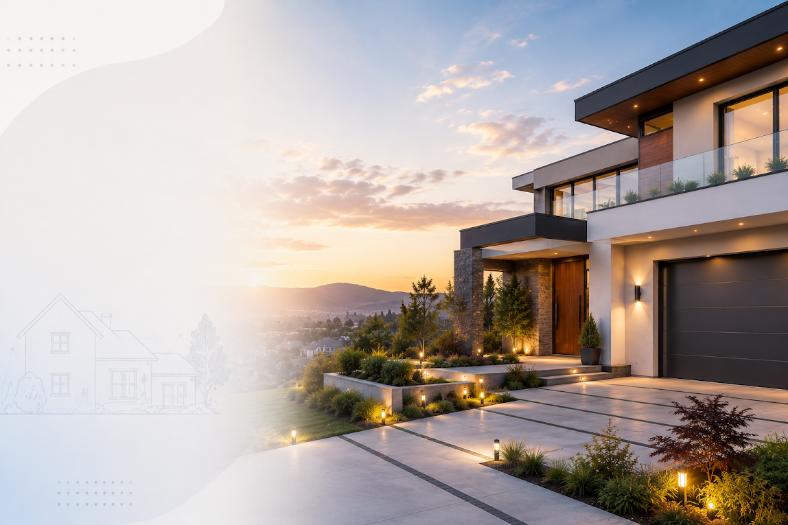 Premium villa plots entrance